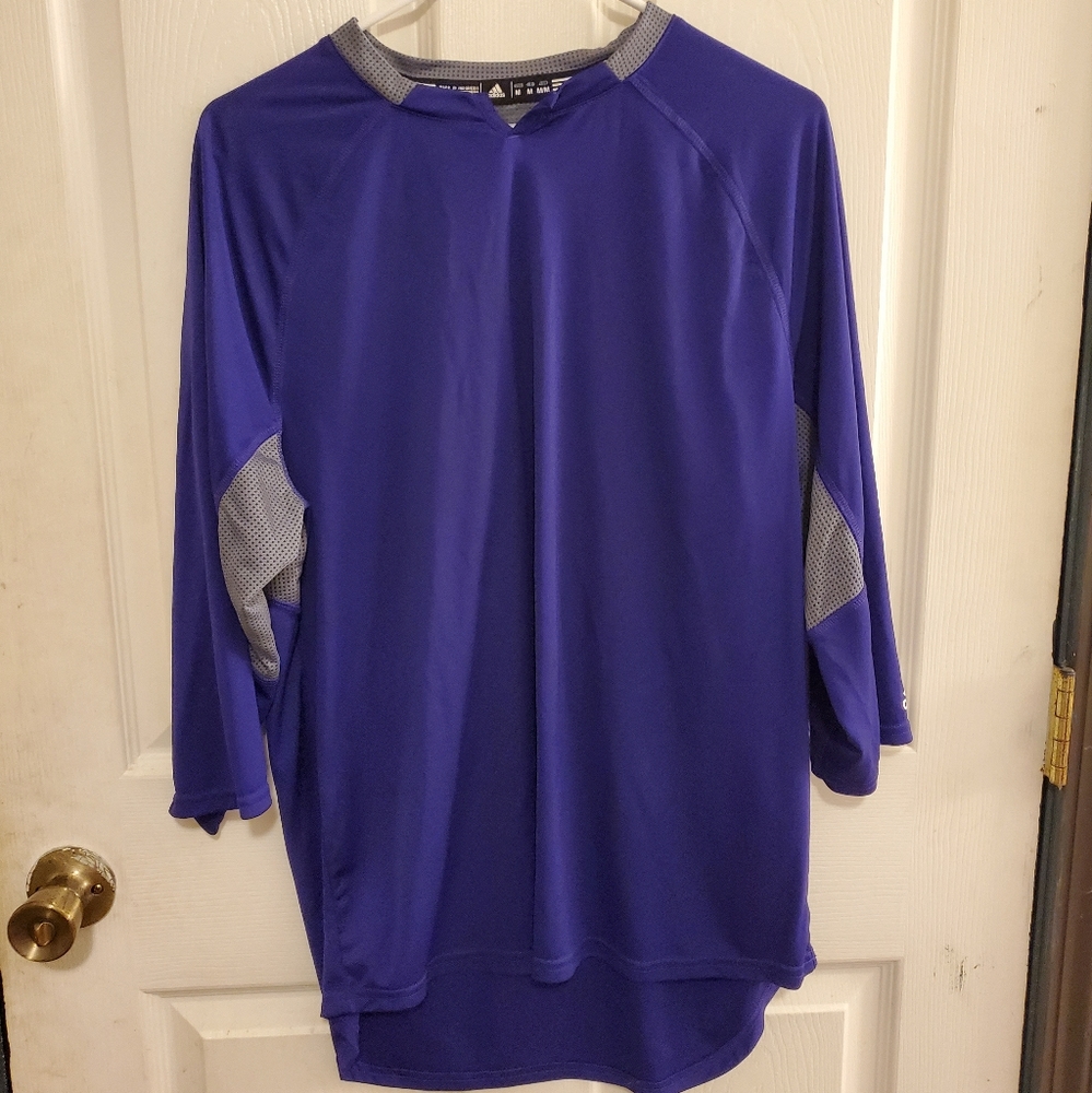 Adidas Purple jersey shirt men's M athletic